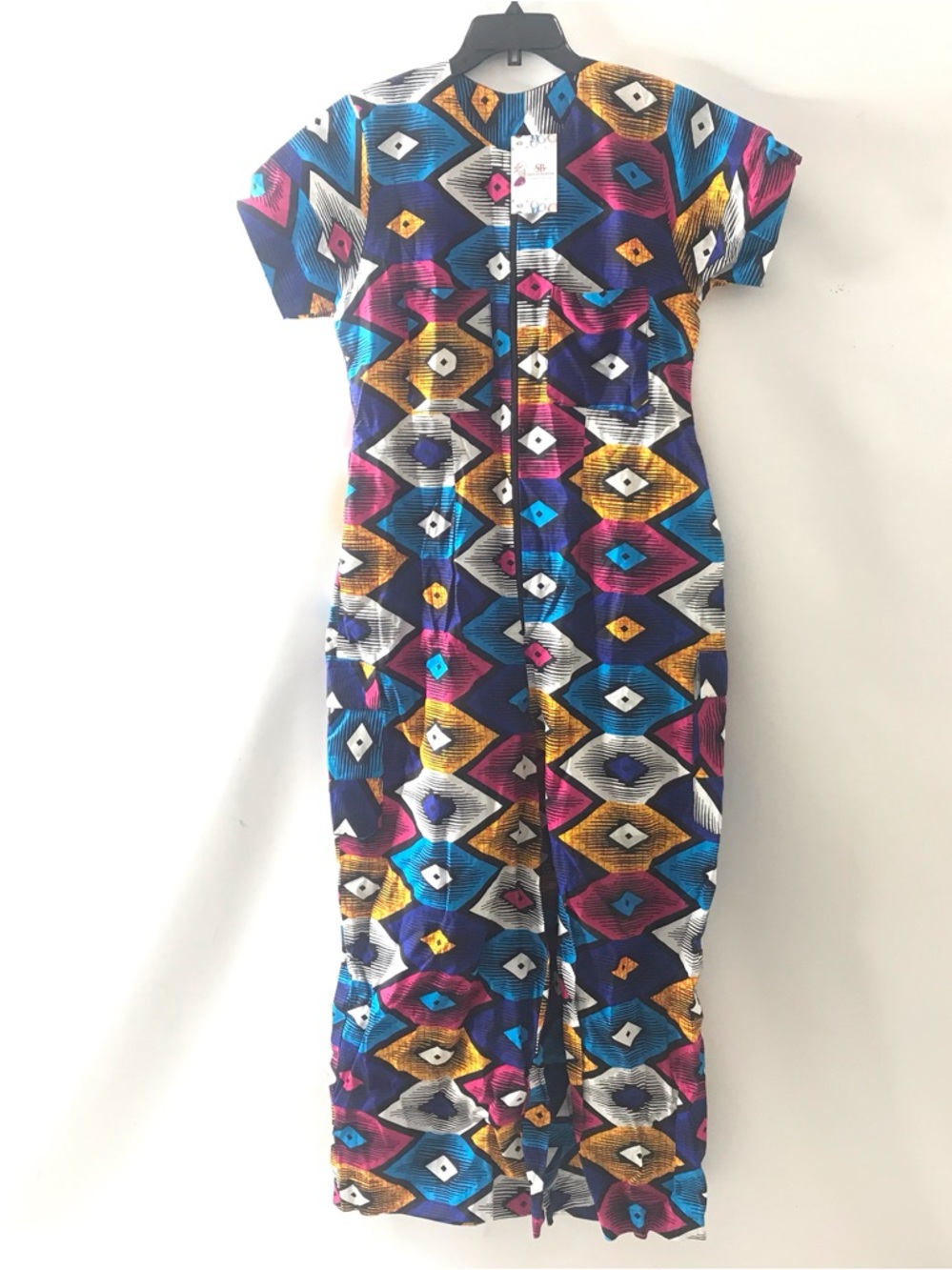 New Jumpsuit Women's African Size L Kanga Print Ankara Dashiki Romper Pant